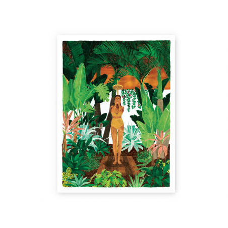 Acheter Affiche aquarelle - douche d'été - 70 x 50 cm -ATWS - 44,99 € en ligne sur La Petite Epicerie - Loisirs créatifs