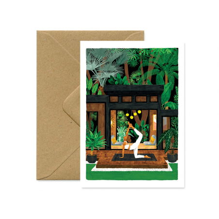 Acheter Carte aquarelle yoga - ATWS - 3,49 € en ligne sur La Petite Epicerie - Loisirs créatifs
