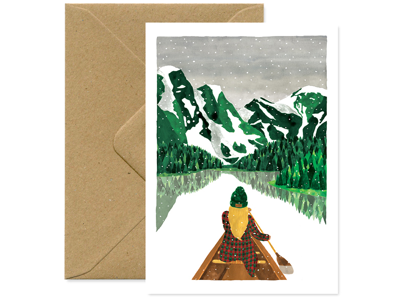 Acheter Carte aquarelle lac d'hiver -ATWS - 3,49 € en ligne sur La Petite Epicerie - Loisirs créatifs