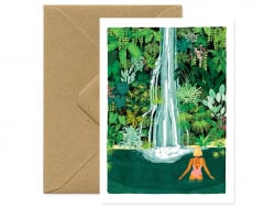 Acheter Carte aquarelle - cascade - ATWS - 3,49 € en ligne sur La Petite Epicerie - Loisirs créatifs