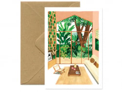 Acheter Carte aquarelle - intérieur d'une maison - ATWS - 3,49 € en ligne sur La Petite Epicerie - Loisirs créatifs