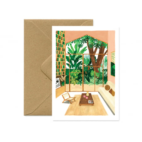Acheter Carte aquarelle - intérieur d'une maison - ATWS - 3,49 € en ligne sur La Petite Epicerie - Loisirs créatifs