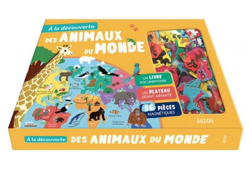 Acheter Coffret Auzou - À la découverte des animaux du monde - 19,95 € en ligne sur La Petite Epicerie - Loisirs créatifs