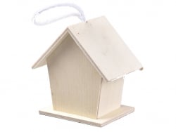 Acheter Mini-maison en bois à décorer coeur - Nichoir à oiseaux - 4,99 € en ligne sur La Petite Epicerie - Loisirs créatifs