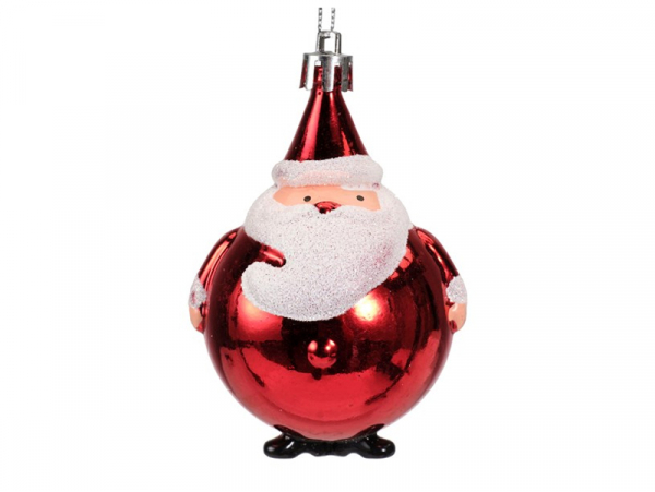 Acheter Boule de Noël - gros père Noël brillant - 8,5 cm - 1,99 € en ligne sur La Petite Epicerie - Loisirs créatifs