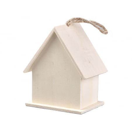 Acheter Mini-maison en bois carrée à décorer - Nichoir à oiseaux - 4,99 € en ligne sur La Petite Epicerie - Loisirs créatifs