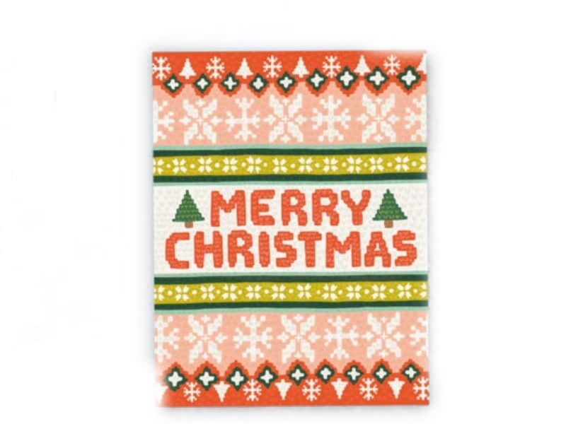 Acheter Carte Merry Christmas motif pull de Noel avec enveloppe Idlewild - 4,99 € en ligne sur La Petite Epicerie - Loisirs c...