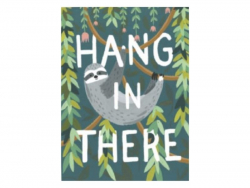 Acheter Carte paresseux "Hang in there" avec enveloppe Idlewild - 4,99 € en ligne sur La Petite Epicerie - Loisirs créatifs