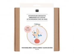 Acheter KIT DE BRODERIE FLEURS Séchées - RICO DESIGN - 9,99 € en ligne sur La Petite Epicerie - Loisirs créatifs
