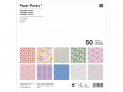 Acheter 50 feuilles de papier Origami 15x15 cm - 10 designs - 6,19 € en ligne sur La Petite Epicerie - Loisirs créatifs