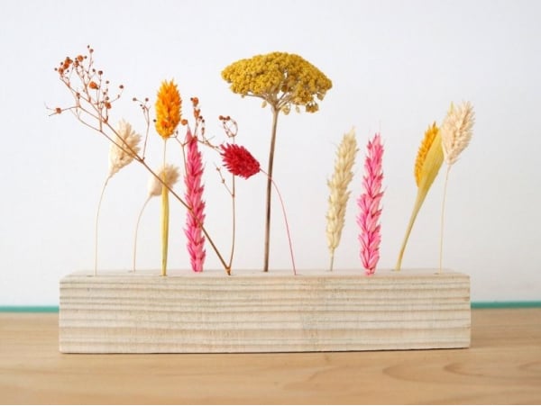 Acheter Support rectangle en bois pour 11 fleurs séchées - Rico Design - 5,99 € en ligne sur La Petite Epicerie - Loisirs cré...