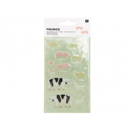 Acheter Autocollants gel animaux Figurico - Rico Design - 3,49 € en ligne sur La Petite Epicerie - Loisirs créatifs