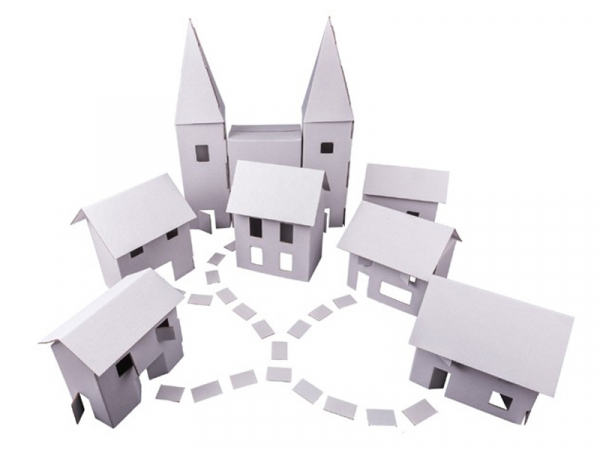 Acheter Mon village à décorer - Maisons en carton - 12,99 € en ligne sur La Petite Epicerie - Loisirs créatifs