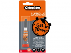 Acheter Super glue formule gel 10 secondes - Cléopâtre - 3,49 € en ligne sur La Petite Epicerie - Loisirs créatifs