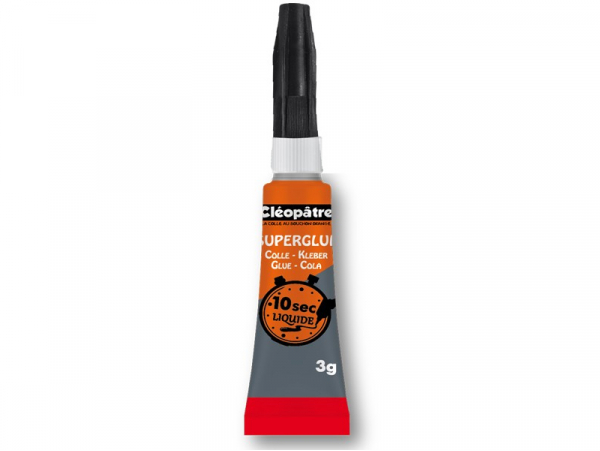 Acheter Super glue formule liquide 10 secondes - Cléopâtre - 4,29 € en ligne sur La Petite Epicerie - Loisirs créatifs
