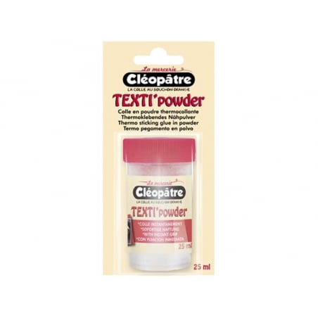 Acheter Texti'Powder - colle en poudre pour ourlet - Cléopâtre - 4,99 € en ligne sur La Petite Epicerie - Loisirs créatifs
