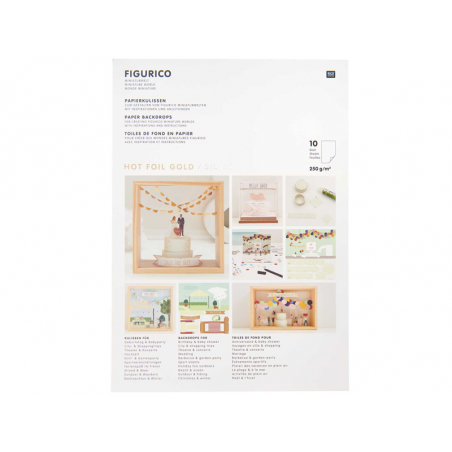 Acheter Toiles de fond en papier Figurico - Rico Design - 14,99 € en ligne sur La Petite Epicerie - Loisirs créatifs