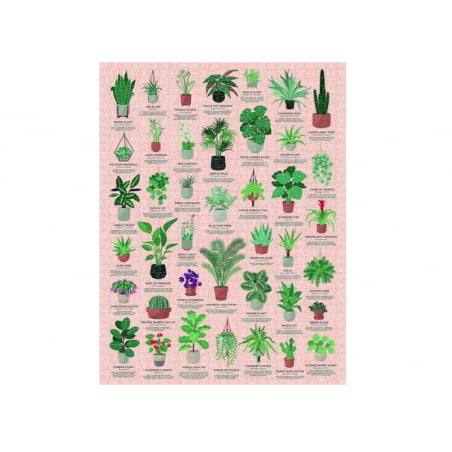 Acheter Puzzle House Plants - 1000 pièces - 55 x 70 cm - 24,99 € en ligne sur La Petite Epicerie - Loisirs créatifs