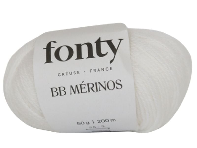 Acheter Laine Fonty - BB MÉRINOS - 855 blanc parfait - 5,99 € en ligne sur La Petite Epicerie - Loisirs créatifs