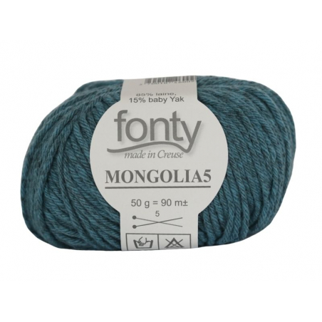 Acheter Laine Fonty - MONGOLIA 5 - 09 bleu charron - 5,99 € en ligne sur La Petite Epicerie - Loisirs créatifs