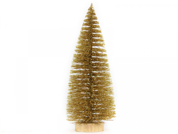 Acheter Mini sapin de Noël doré - 25 cm - 4,49 € en ligne sur La Petite Epicerie - Loisirs créatifs