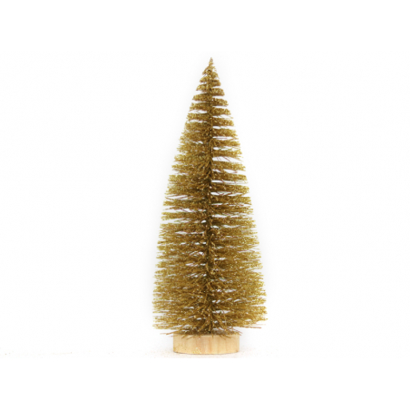 Acheter Mini sapin de Noël doré - 25 cm - 4,49 € en ligne sur La Petite Epicerie - Loisirs créatifs