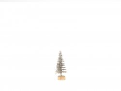 Acheter Mini sapin de Noël argenté - 4,5 cm - 0,49 € en ligne sur La Petite Epicerie - Loisirs créatifs