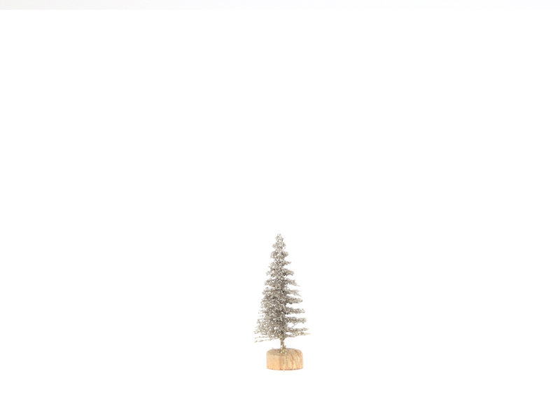 Acheter Mini sapin de Noël argenté - 4,5 cm - 0,49 € en ligne sur La Petite Epicerie - Loisirs créatifs