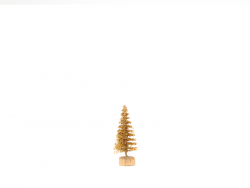 Acheter Mini sapin de Noël doré - 4,5 cm - 0,49 € en ligne sur La Petite Epicerie - Loisirs créatifs