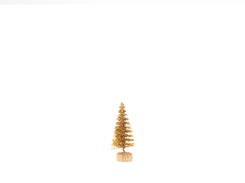 Acheter Mini sapin de Noël doré - 4,5 cm - 0,49 € en ligne sur La Petite Epicerie - Loisirs créatifs