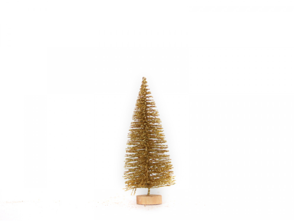 Acheter Mini sapin de Noël doré - 20 cm - 3,79 € en ligne sur La Petite Epicerie - Loisirs créatifs