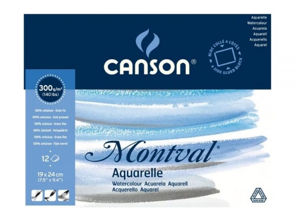 Acheter Bloc papier Canson Montval - 12 feuilles 24x32 cm 300g/m² - 7,99 € en ligne sur La Petite Epicerie - Loisirs créatifs