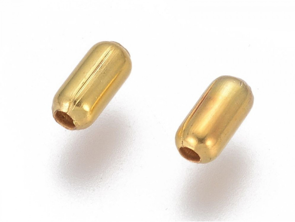 Acheter 50 perles en fer ovale doré - 4,8 mm - 0,99 € en ligne sur La Petite Epicerie - Loisirs créatifs
