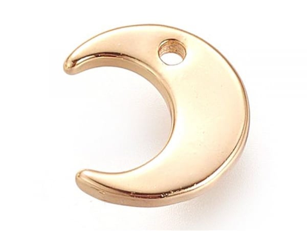 Acheter Pendentif lune - doré à l'or fin 18k sans nickel - 9 mm - 0,99 € en ligne sur La Petite Epicerie - Loisirs créatifs