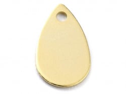 Acheter Breloque goutte - laiton - doré à l'or fin 24k - 10 mm - 0,39 € en ligne sur La Petite Epicerie - Loisirs créatifs