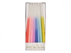 Acheter 16 grandes bougies d'anniversaire coniques 8 couleurs - Meri Meri - 8,99 € en ligne sur La Petite Epicerie - Loisirs ...
