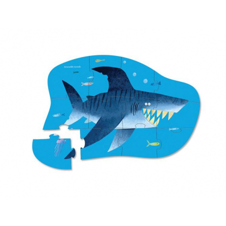 Acheter Mini puzzle requin - 12 pièces - Crocodile Creek - 16,59 € en ligne sur La Petite Epicerie - Loisirs créatifs