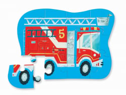 Acheter Mini puzzle camion de pompier - 12 pièces - 15,99 € en ligne sur La Petite Epicerie - Loisirs créatifs
