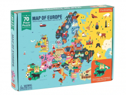 Acheter Puzzle carte de l'Europe - 70 pièces - Mudpuppy - 22,49 € en ligne sur La Petite Epicerie - Loisirs créatifs
