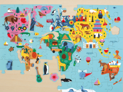 Acheter Puzzle carte du monde - 78 pièces - Mudpuppy - 24,99 € en ligne sur La Petite Epicerie - Loisirs créatifs