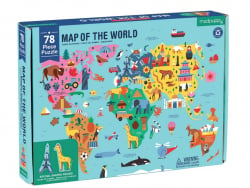 Acheter Puzzle carte du monde - 78 pièces - Mudpuppy - 22,49 € en ligne sur La Petite Epicerie - Loisirs créatifs
