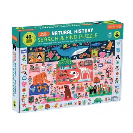 Acheter Puzzle musée d'histoire naturelle - 64 pièces - Mudpuppy - 24,99 € en ligne sur La Petite Epicerie - Loisirs créatifs