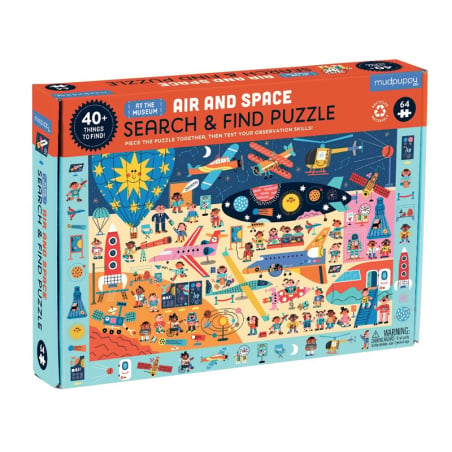 Acheter Puzzle au musée de l'air et de l'espace - 64 pièces - Mudpuppy - 24,99 € en ligne sur La Petite Epicerie - Loisirs cr...