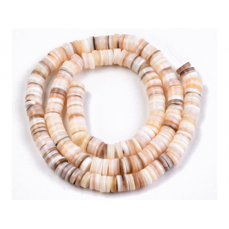 Acheter 100 perles heishi rondes - Coquillage naturel - 3,99 € en ligne sur La Petite Epicerie - Loisirs créatifs