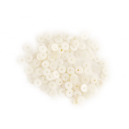 Acheter 100 perles heishi rondes nacrées - Coquille d'eau douce - 4,99 € en ligne sur La Petite Epicerie - Loisirs créatifs