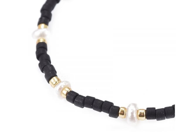Acheter Bracelet nylon tressé réglable perles rocailles et miyuki - Noir - 6,99 € en ligne sur La Petite Epicerie - Loisirs c...