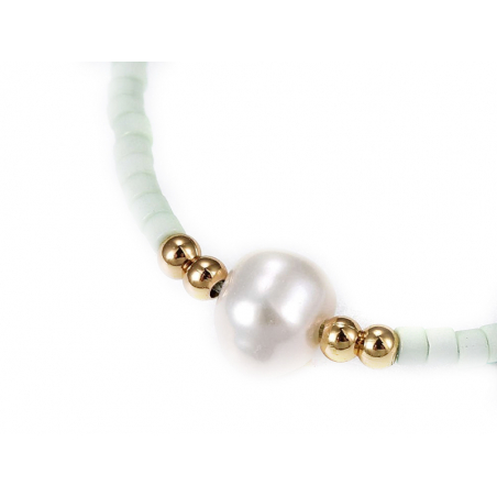 Acheter Bracelet nylon tressé réglable perles rocailles et miyuki - Vert d'eau - 6,99 € en ligne sur La Petite Epicerie - Loi...