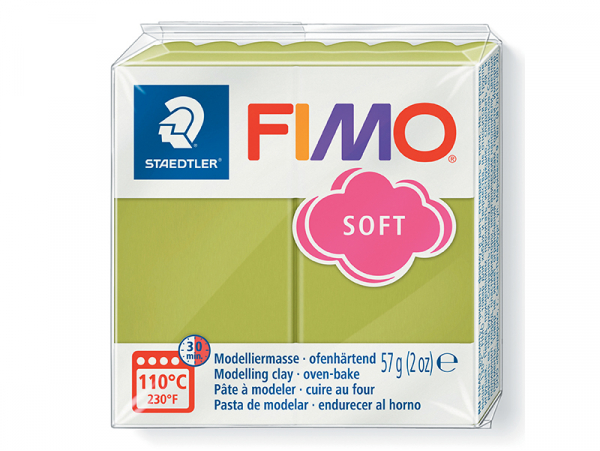 Acheter Pâte Fimo Soft Vert Pistache T50 - 2,19 € en ligne sur La Petite Epicerie - Loisirs créatifs