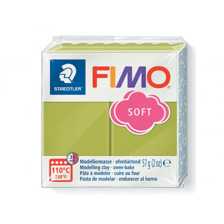 Acheter Pâte Fimo Soft Vert Pistache T50 - 2,19 € en ligne sur La Petite Epicerie - Loisirs créatifs