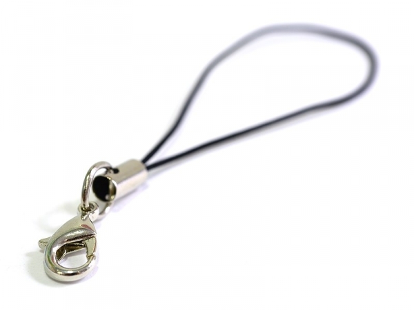 5 keyring straps - black 5 keyring straps - black